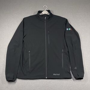 Marmot Jacket Mens Large Black Uber Windbreaker M3 Tempo Gorpcore Full Zip